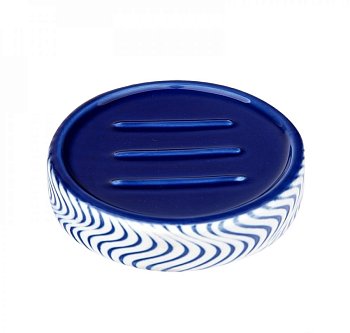 Мыльница керамика Виток синий E1535B-SD