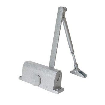 Доводчик дверной TrodosTD-060  с фиксацией 90° серебро