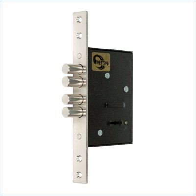 На картинке «Замок врезной ЗВ8 290.0.0 (3 ключа) б/о "Меттэм"»