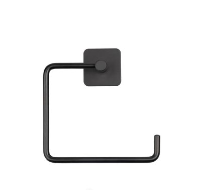 На картинке «Держатель для т/бумаги металл черный на липучке B6445P-6»