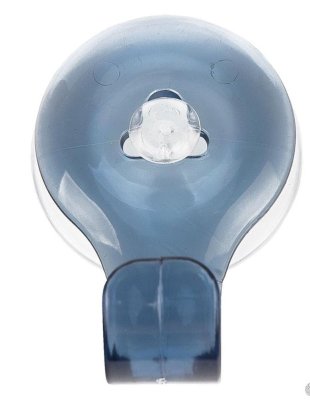 На картинке «Крючок пласт. присоска голубой W6948»