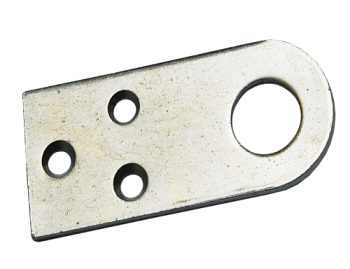 Проушина для навесного замка 40х75мм, цинк (М-К)