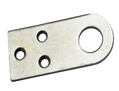 На картинке «Проушина для навесного замка 40х75мм, цинк (М-К)»