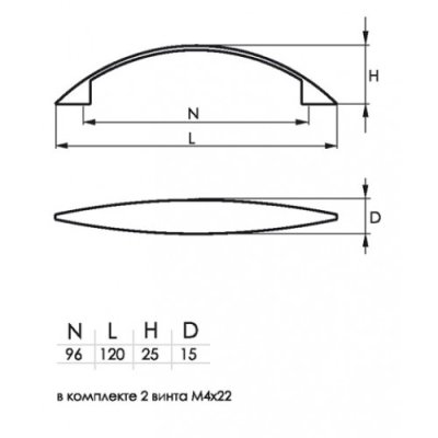 На картинке «Ручки мебельные "SOLLER" 2856В-96 золото »