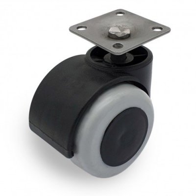 На картинке «Опора колесная резиновый ход 50 мм»