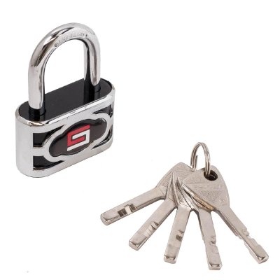 На картинке «Замок навесной БУЛАТ ВС 3-П50 ПЛ стальной 5кл. d-7,5мм »