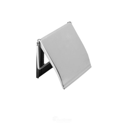 На картинке «Держатель для туалетной бумаги Delphinium "B3408P-S CH" закрытый, металл, хром»