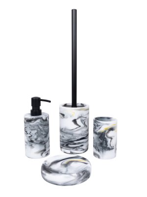 На картинке «Стакан для зубных щеток Zenfort "Лава", полирезина»