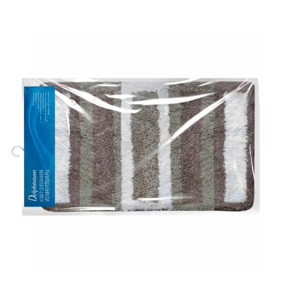 На картинке «Ковер Delphinium коллекция "Агат" микрофибра 50х80см, коричневый»