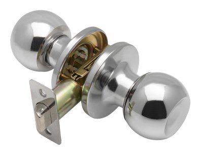 На картинке «Ручка-защелка Vrata "ЗШ-05", хром»