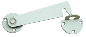 Крючок дверной КД плоский, цинк (М-К)