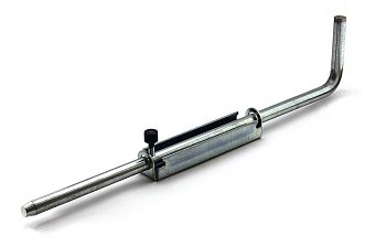 Засов гаражный Симеко ЗЩ-065 цинк (г.Боровичи)