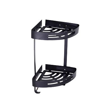 Полка угловая Black 2-ая литая нерж D68074