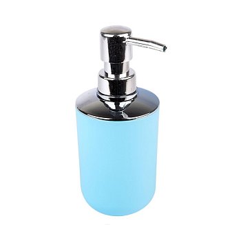 Дозатор для ж/мыла пластик Муар голубой PP0328C-LD