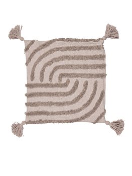 Наволочка декоративная Прованс Лабиринт, капучино, 45*45см,  SI-5353C