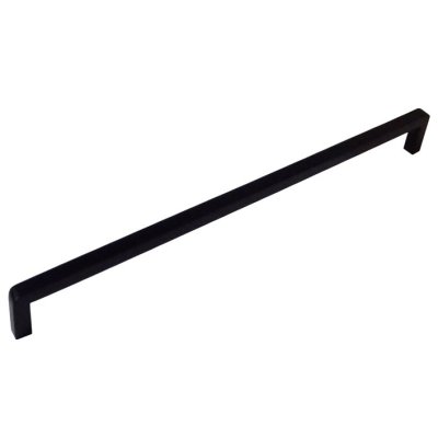 На картинке «Ручка-скоба "TRODOS" DMZ-21203 (256мм) чёрный матовый»