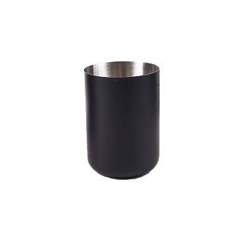 Стакан д/зубн. щеток металл черный B1034P-2