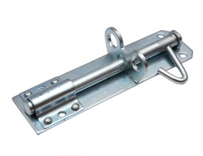 На картинке «Задвижка накладная ЗТ-140  (цинк белый)»