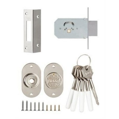 На картинке «Замок врезной под крестообразный ключ KALE KILIT 156F,BS45,21CP,3K,SP,Ros,STB»