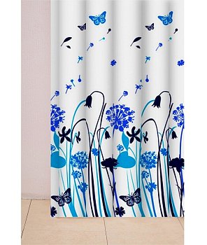 Штора для ванной Delphinium WS-800 Луг ПВХ (180х180мм)