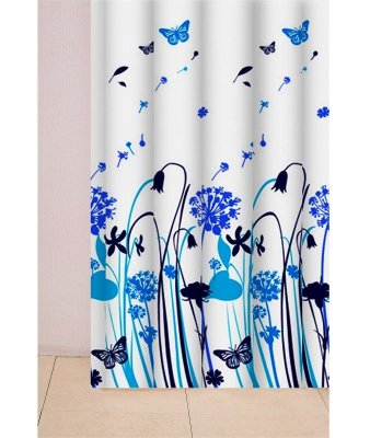 На картинке «Штора для ванной "Delphinium" WS-800 "Луг" ПВХ (180х180мм)»