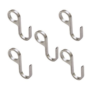 Крючок для кухни Trodos Z-8 одинарный несъемный D16 5шт, хром