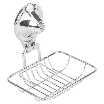 На картинке «Мыльница на присоске (Air-lock) BI-2002 (50х130х100) СР (хром) SAKURA»