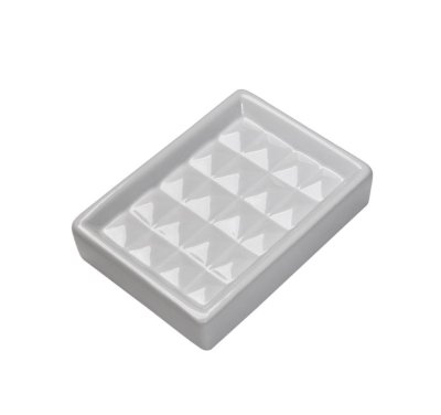 На картинке «Мыльница керамика Рафинад белая B4543-4»