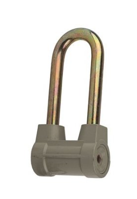На картинке «Замок навесной "Trodos"(Blister) ВС-АL-4L длинная дужка, серый»