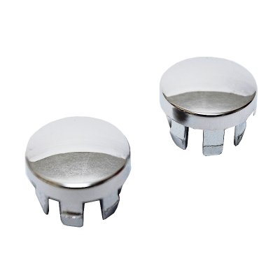 На картинке «Комплект торцевых заглушек Trodos "АС-392" D16 2шт, хром»