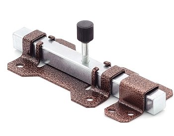 Засов дверной Симеко ЗЩ 041 квадратный засов, медь (г.Боровичи)