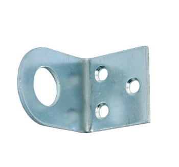 Проушина для навесного замка,Г-образная 40х90мм, цинк (М-К)