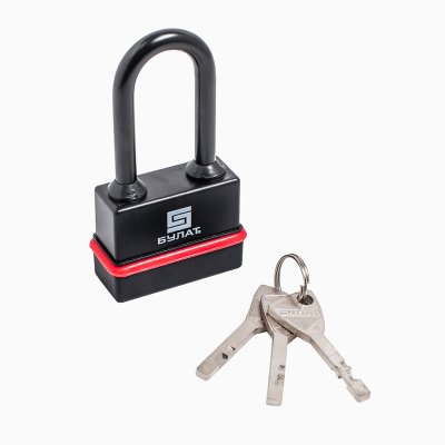 На картинке «Замок навесной БУЛАТ ВС 3-Н55-01 ПЛ всепогодный 5кл. d=8мм »