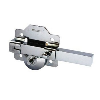 Замок накладной Аллюр CS-153LL засов 5 ключей