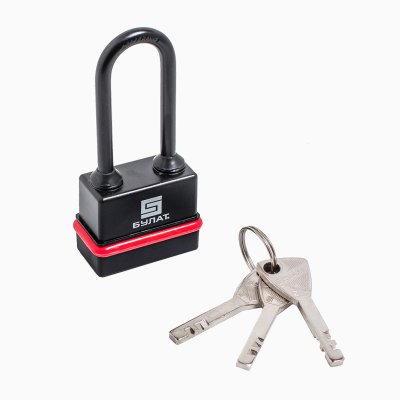 На картинке «Замок навесной БУЛАТ ВС 3-Н45-01 ПЛ всепогодный 5кл. d=6мм »