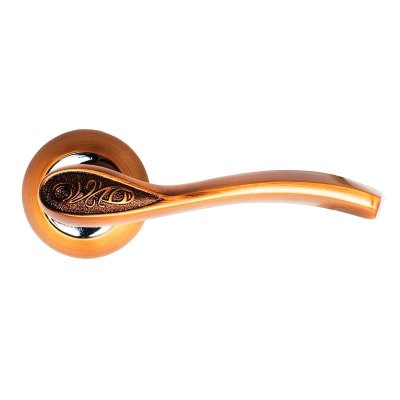 На картинке «Ручка дверная "Trodos" AL-75 CF кофе»