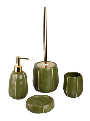 На картинке «Стакан для зубных щеток Zenfort "Агава", керамика»