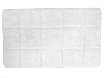 На картинке «Коврик "Плитка" 45х75 см микрофибра, белый*»