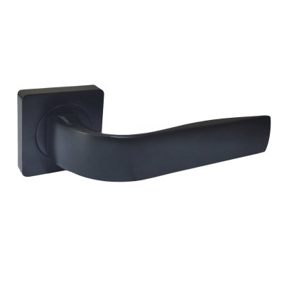 На картинке «Ручка раздельная Trodos "AL-02-L225", черный матовый»